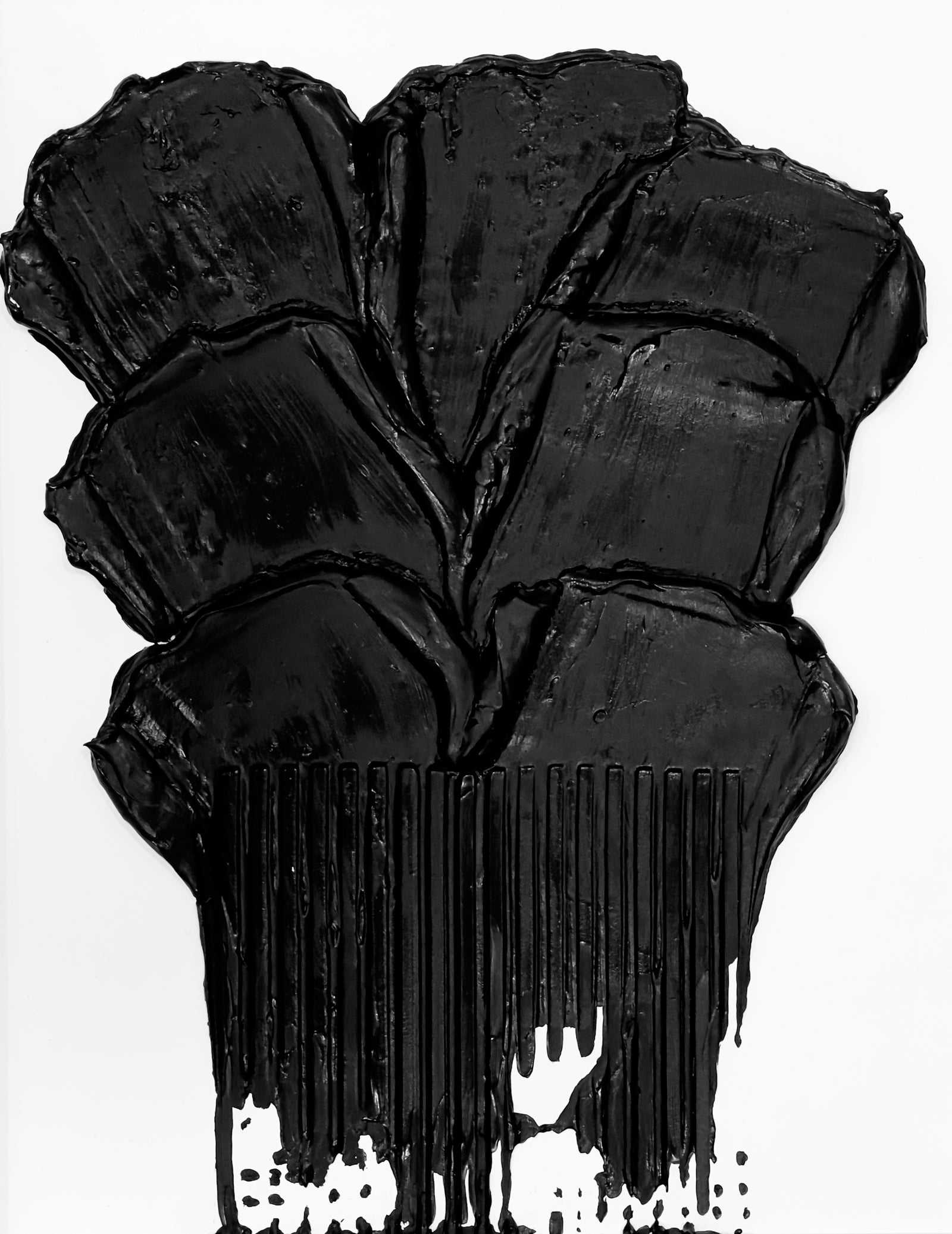 Botanic Noir; 11 × 14"