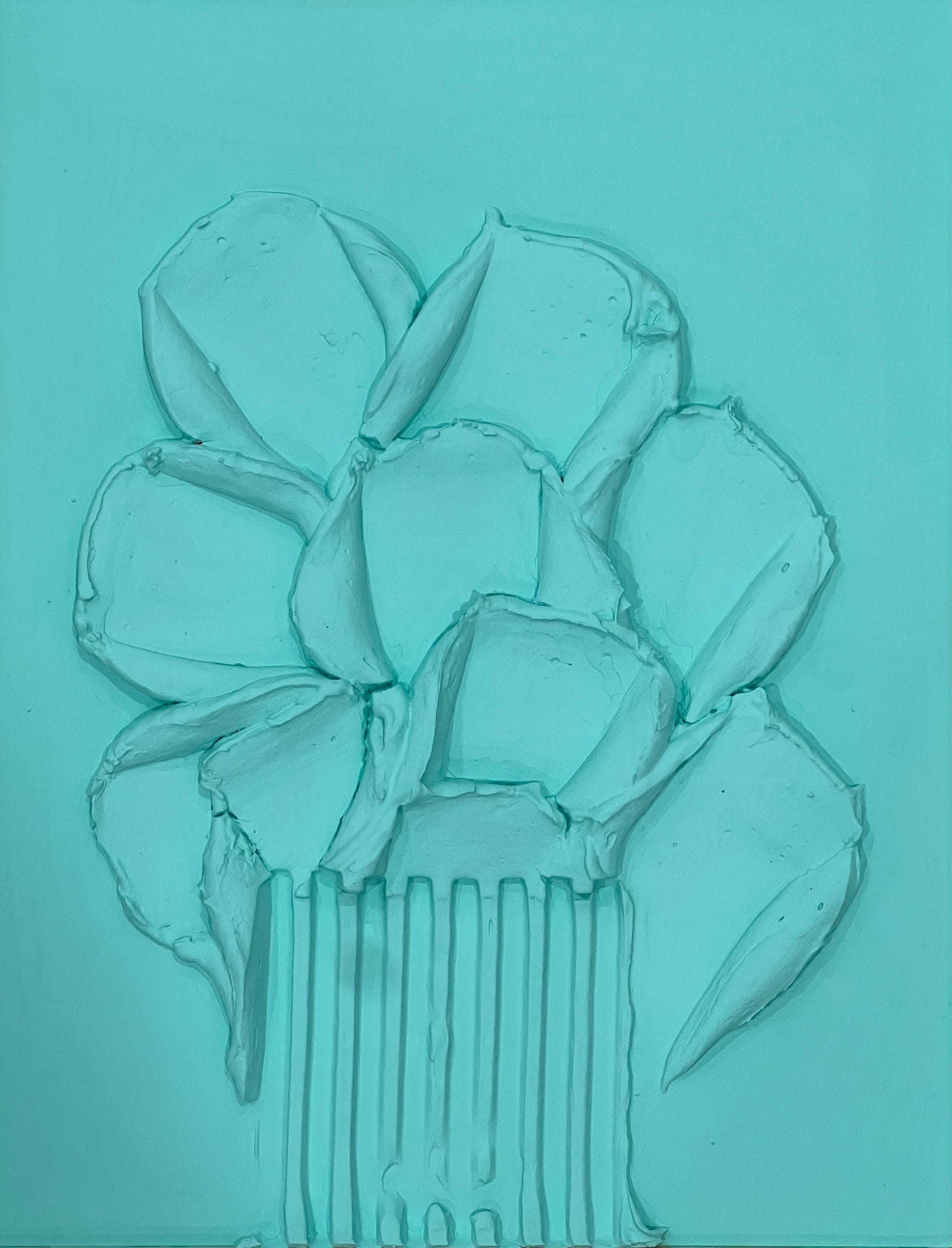 Botanic Turquoise; 11 × 14"